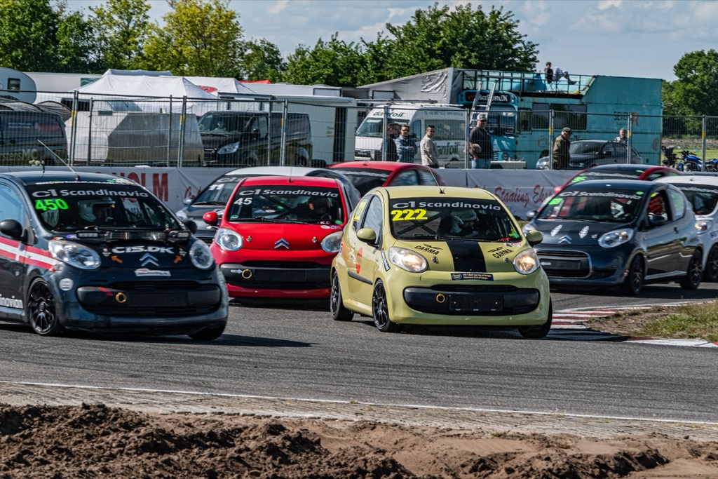 Ikke hurtigt - men tæt og underholdende
(Foto: Grippo Motorsport PR)